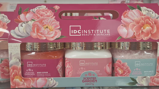 IDC INSTITUTE „Scented Garden Peony“ 3 dalių dovanų rinkinys