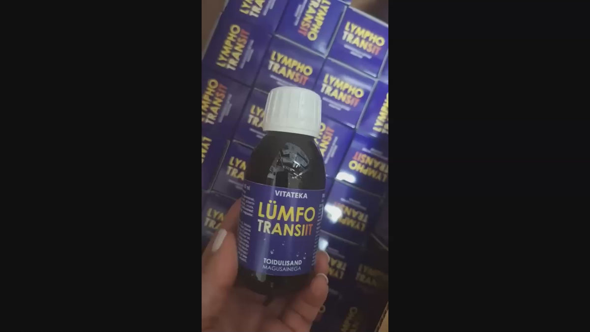 VITATEKA Limfotranzitas maisto papildas, 100 ml video pristatymas
