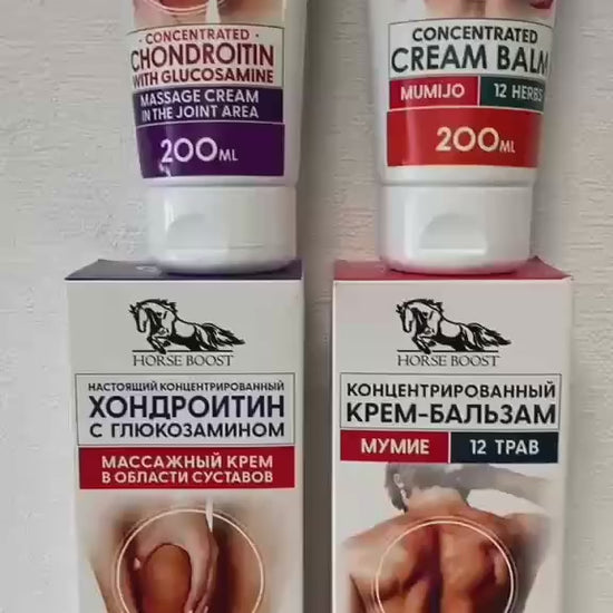 VITATEKA Horse Boost masažo kremas sąnariams su chondroitinu ir gliukozaminu, 200 ml