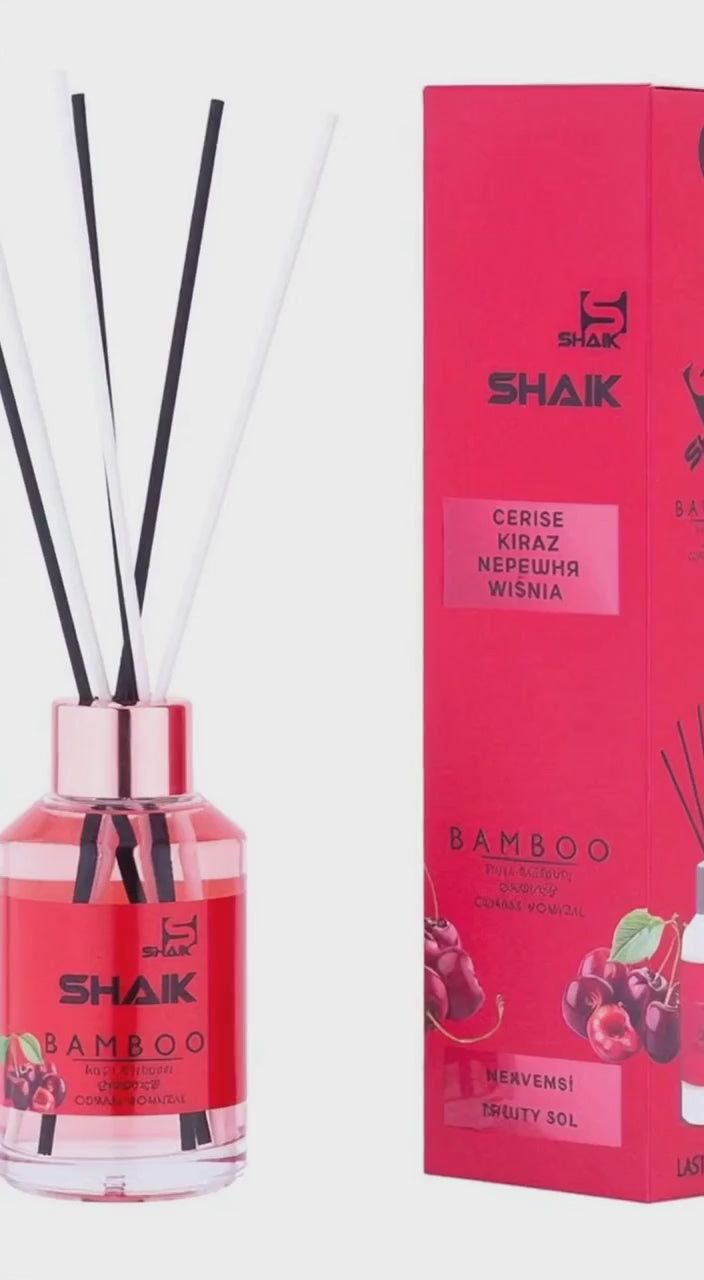 Namų kvapai su lazdelėmis SHAIK VYŠNIA 115 ml.