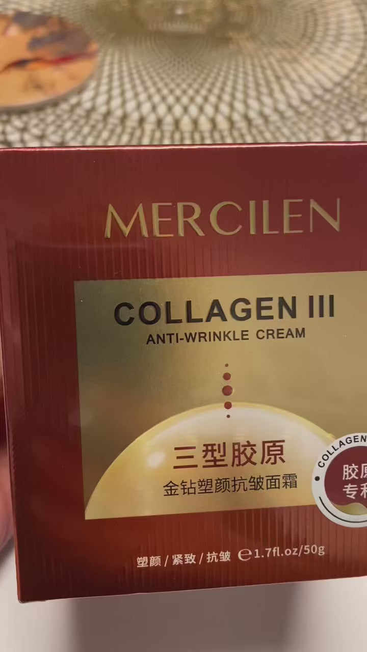 MERCILEN Collagen III veido kremas dieninis/naktinis, 50 ml