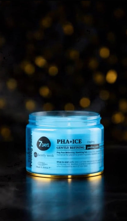 7 DAYS My Beauty Week švelniai šveičiantys vėsinantys padeliai veidui PHA+ICE, 50 vnt., 150 ml