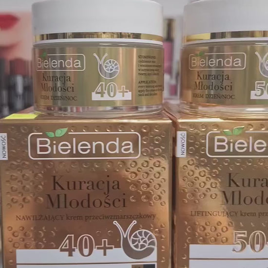BIELENDA kremų kolekcija "Jaunystės terapija" pagal amžiaus grupes, 50ml