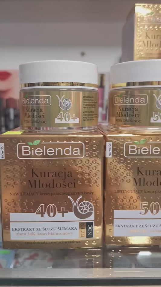 BIELENDA kremų kolekcija "Jaunystės terapija" pagal amžiaus grupes, 50ml