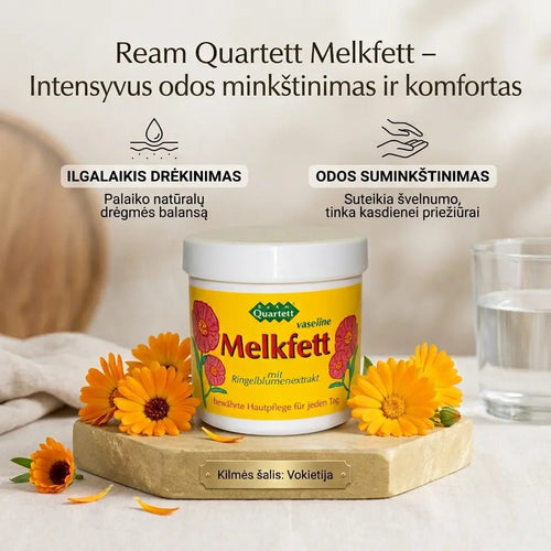 Ream Quartett Vazelinas su medetkų ekstraktu, 250ml-Kūnui-Damų Kampelis