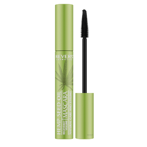 REVERS Blakstienų tušas su kanapių sėklų aliejumi(juodas/rudas), 12 ml - veidui - Damų Kampelis