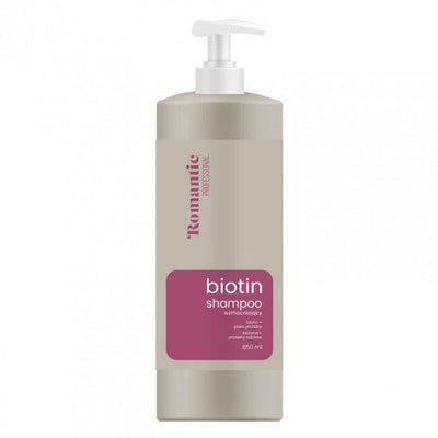 ROMANTIC PROFESSIONAL šampūnas nusilpusiems ir žvilgesį praradusiems plaukams Biotin, 850 ml-plaukams-Damų Kampelis