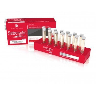 SEBORADIN Forte ampulės nuo plaukų slinkimo, 14 vnt* 5,5 ml - plaukams - Damų Kampelis