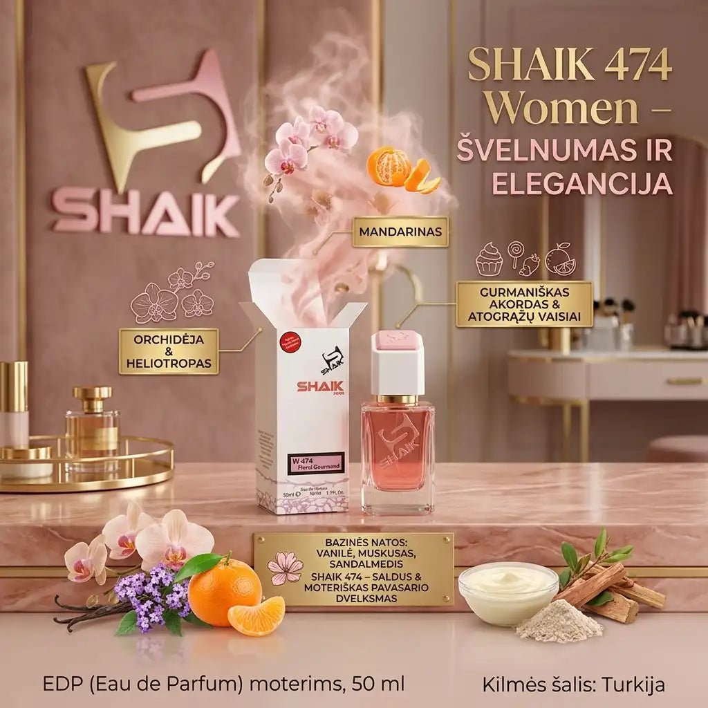 SHAIK 474 įkvėpti Lattafa Yara Moteriški Kvepalai - 50ml-Kvapai-Damų Kampelis