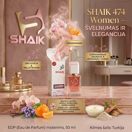SHAIK 474 įkvėpti Lattafa Yara Moteriški Kvepalai - 50ml-Kvapai-Damų Kampelis