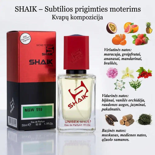 SHAIK 519 įkvėpti Ganymede Unisex Kvepalai - 50ml-Kvapai-Damų Kampelis