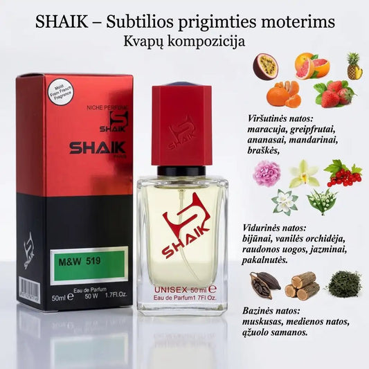 SHAIK 519 įkvėpti Ganymede Unisex Kvepalai - 50ml-Kvapai-Damų Kampelis