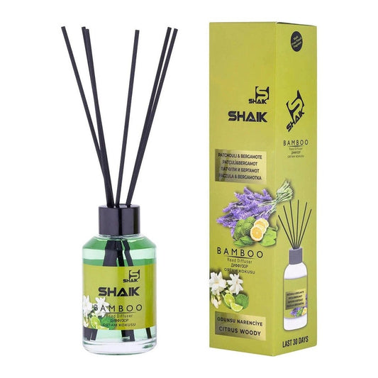 Namų kvapas su lazdelėmis SHAIK PATCHULI AND BERGAMOTE 115 ml. - kvapai - Damų Kampelis