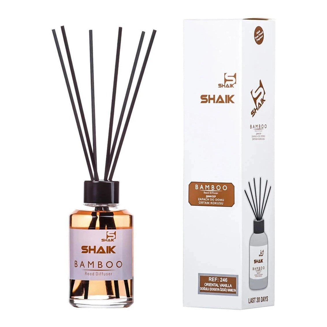 Namų kvapas su lazdelėmis Shaik REF246 Black Opium, 115 ml - kvapai - Damų Kampelis