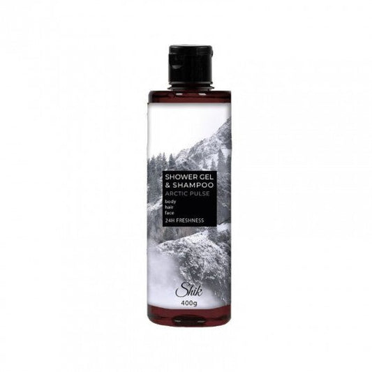 SHIK Men vyriškas dušo gelis Arctic Pulse, 400 g-Vyriškas dušo gelis-Damų Kampelis