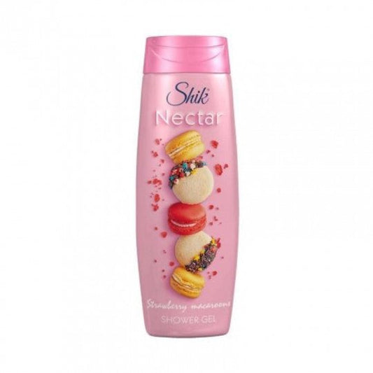 SHIK Nectar dušo želė Braškių macaroons, 400 ml-Dušo želė-Damų Kampelis