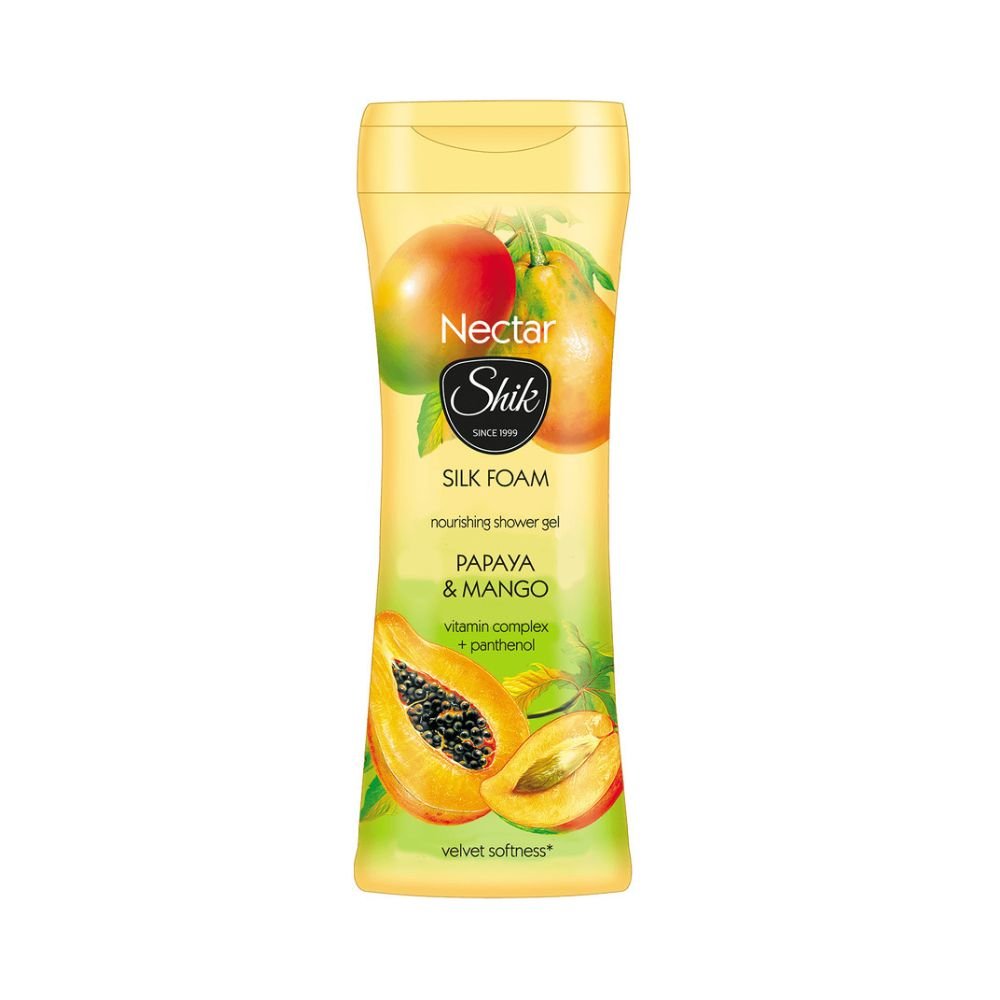 SHIK Nectar Silk Foam dušo želė su papajų ir mangų ekstraktu, 250 ml - kūnui - Damų Kampelis