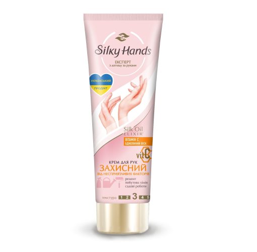 SILKY HANDS Apsauginis rankų kremas, 72 ml. - kūnui - Damų Kampelis