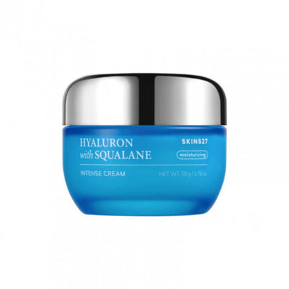 SKIN627 veido kremas drėkinamasis su hialuronu ir skvalanu, 50 g.