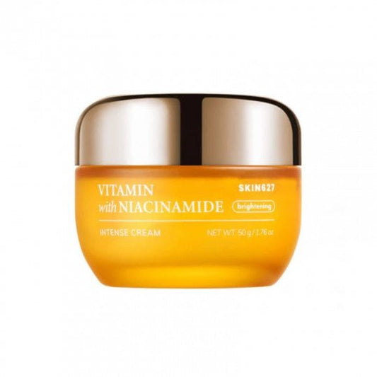 SKIN627 veido kremas skaistinamasis su vitaminais ir niacinamidu, 50 g-Veidui-Damų Kampelis