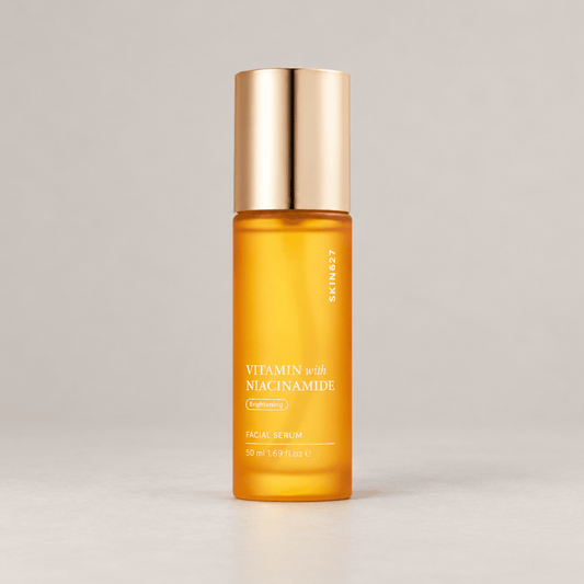SKIN627 veido serumas skaistinamasis su vitaminais ir niacinamidu, 50 ml-Veidui-Damų Kampelis