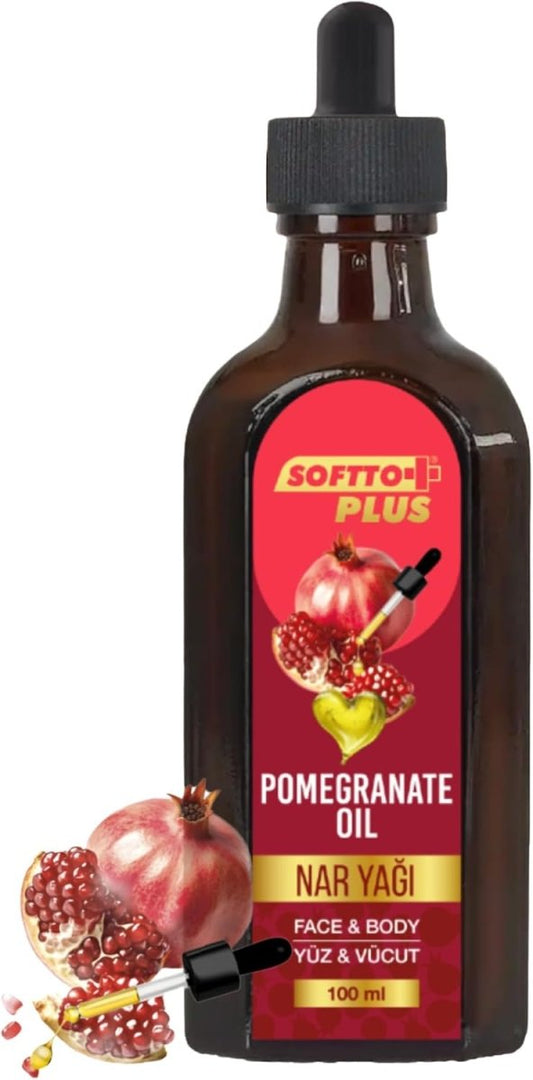 SOFTTO PLUS Granatų aliejus veidui ir kūnui, 100 ml-Veidui ir kūnui-Damų Kampelis