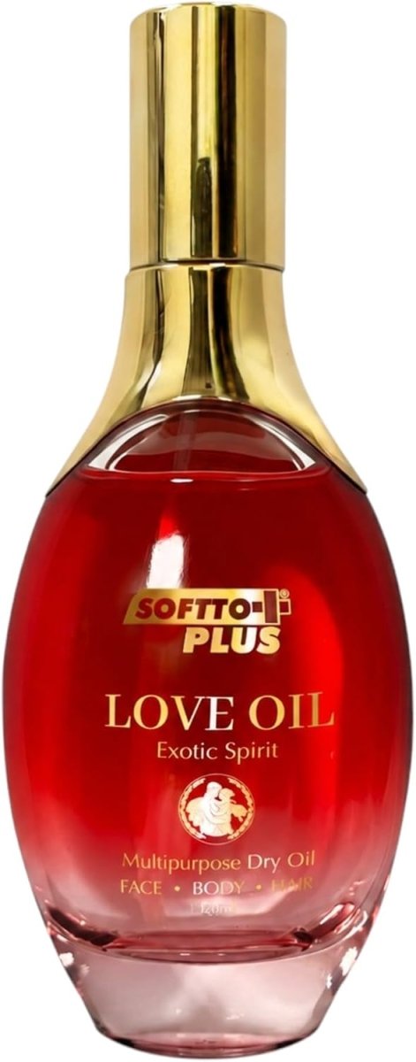 SOFTTO PLUS Love Oil Exotic Spirit sausas aliejus veidui, kūnui ir plaukams, 120 ml-Plaukams, veidui ir kūnui-Damų Kampelis