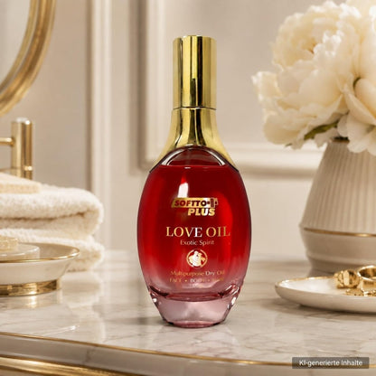 SOFTTO PLUS Love Oil Exotic Spirit sausas aliejus veidui, kūnui ir plaukams, 120 ml-Plaukams, veidui ir kūnui-Damų Kampelis