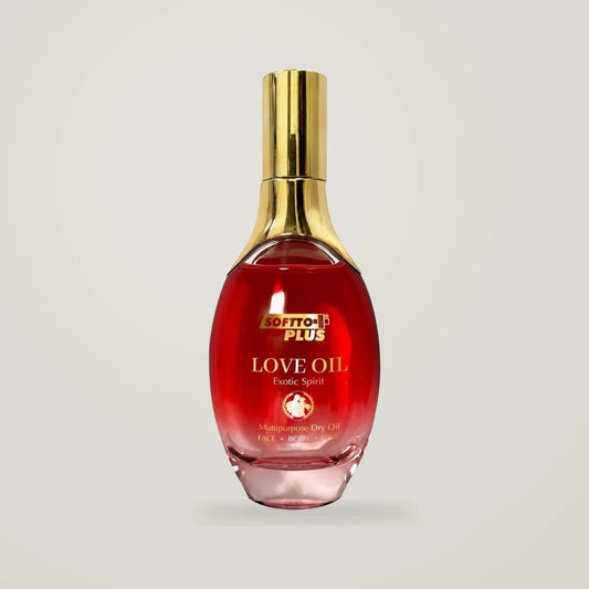 SOFTTO PLUS Love Oil Exotic Spirit sausas aliejus veidui, kūnui ir plaukams, 120 ml-Plaukams, veidui ir kūnui-Damų Kampelis
