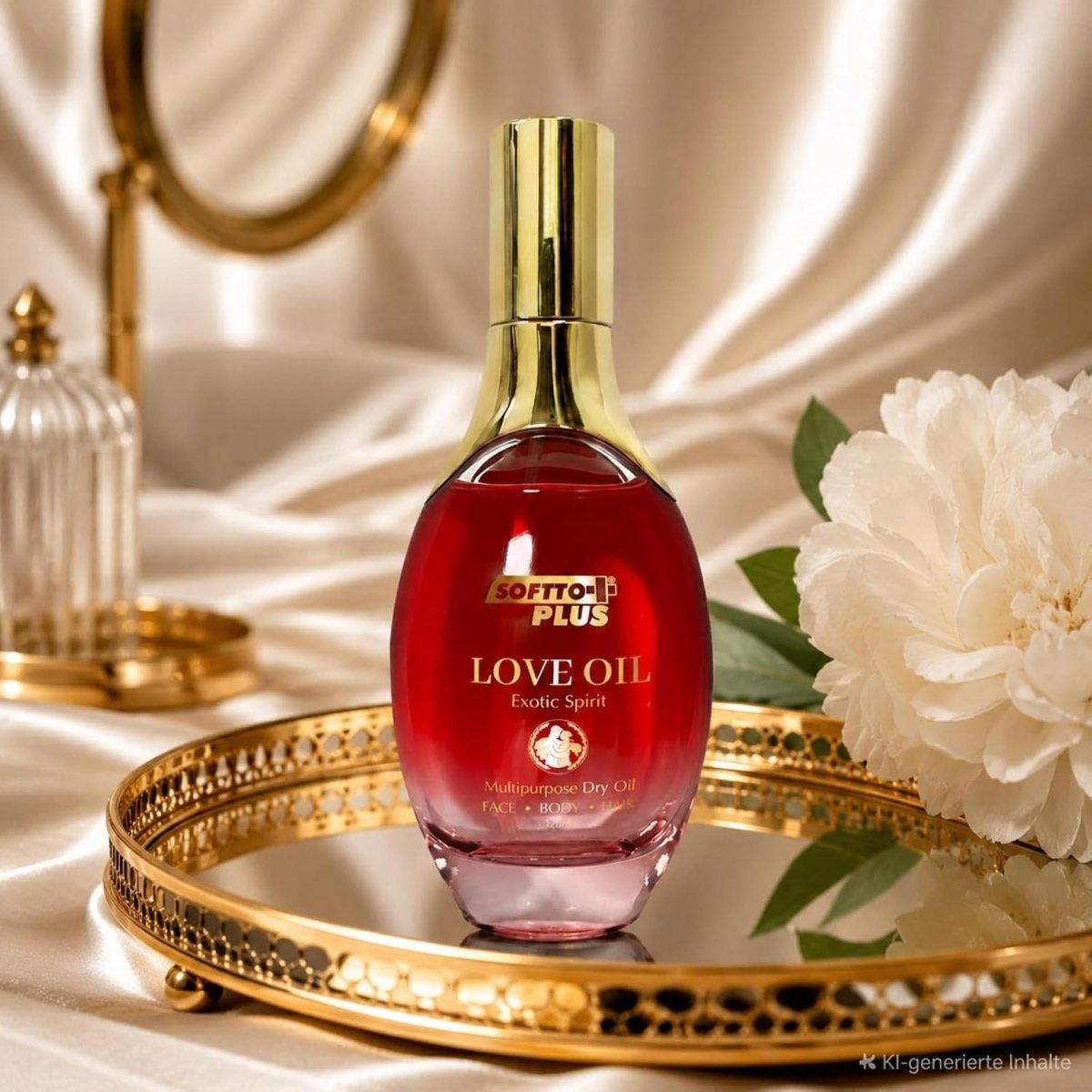SOFTTO PLUS Love Oil Exotic Spirit sausas aliejus veidui, kūnui ir plaukams, 120 ml-Plaukams, veidui ir kūnui-Damų Kampelis