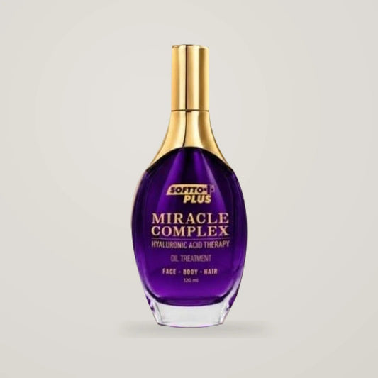 SOFTTO PLUS Miracle Complex aliejus su hialurono rūgštimi veidui, kūnui ir plaukams, 120 ml-Plaukams, veidui ir kūnui-Damų Kampelis