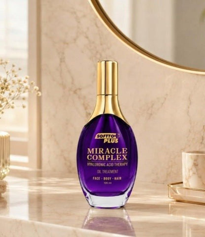 SOFTTO PLUS Miracle Complex aliejus su hialurono rūgštimi veidui, kūnui ir plaukams, 120 ml-Plaukams, veidui ir kūnui-Damų Kampelis