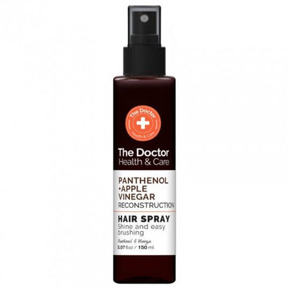 THE DOCTOR purškiklis plaukams Pantenolis + Obuolių actas Atstatymas, 150 ml - plaukams - Damų Kampelis