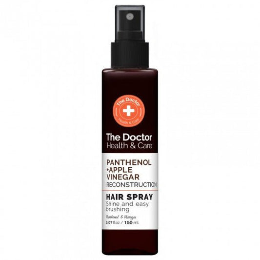 THE DOCTOR purškiklis plaukams Pantenolis + Obuolių actas Atstatymas, 150 ml - plaukams - Damų Kampelis