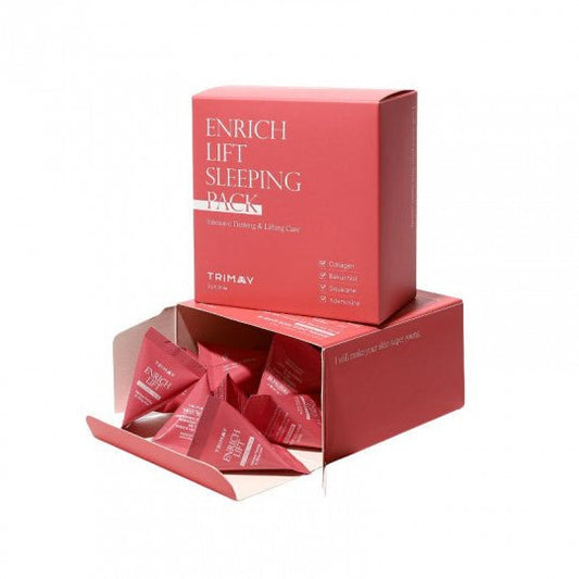 TRIMAY Enrich Lift Sleeping Pack naktinė veido kaukė su kolagenu, 20x3 g-Veido kaukė-Damų Kampelis