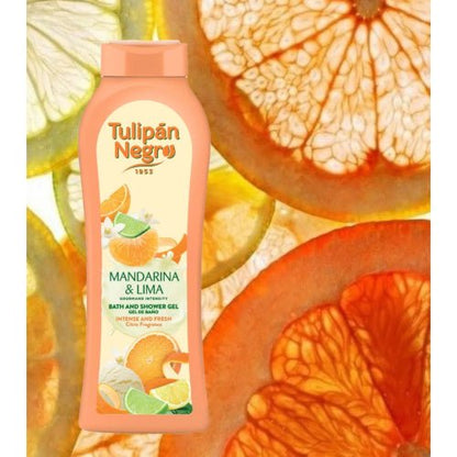 Tulipán Negro dušo želė Mandarina & Lima, 650 ml. - kūnui - Damų Kampelis
