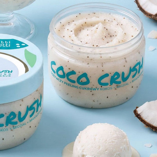 Tutti Frutti Coco Crush kūno šveitiklis su cukrumi, 300 g