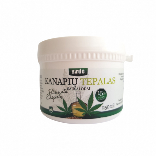VIRDE Kanapių balzamas sausai ir atopinei odai, 250 ml-Kūnui-Damų Kampelis