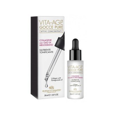 VITA - AGE GOCCE PURE aktyvus kolageno koncentratas su granatų al. 30ml. - veidui - Damų Kampelis