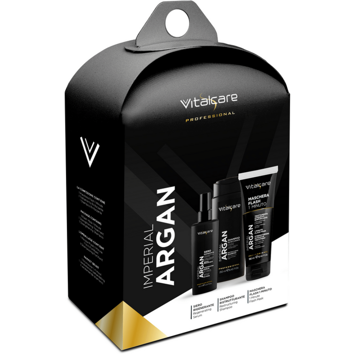 VITALCARE Imperial Argan plaukų priežiūros rinkinys - plaukams - Damų Kampelis