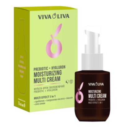 VIVA OLIVA Probiotic + Hyaluron Drėkinamasis Multi veido kremas SPF 15, 75 ml - veidui - Damų Kampelis
