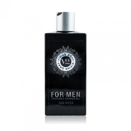 VIVIAN GRAY dušo želė vyrams Oud Wood, 350 ml. - kūnui - Damų Kampelis